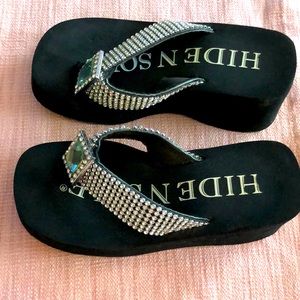 Hidden Sole wedges. Size 7. Worn twice